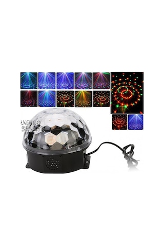 Kumandalı Kristal Led Rgb Disko Topu 11