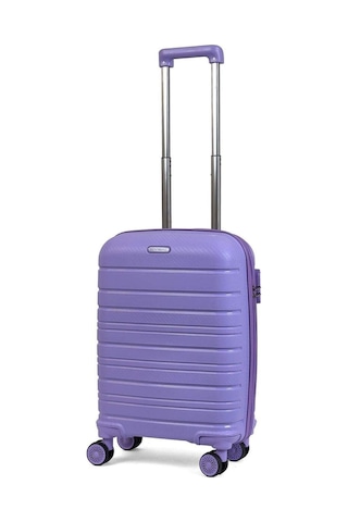 Reymond Luggage Karbon PP Seyahat Valizi Horizon Serisi Kırılmaz Bavul, Lila - Kabin Boy Lila
