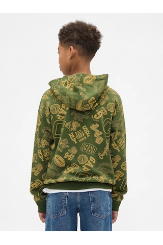 Gap V-jpn Aop Logo Po Yeşil