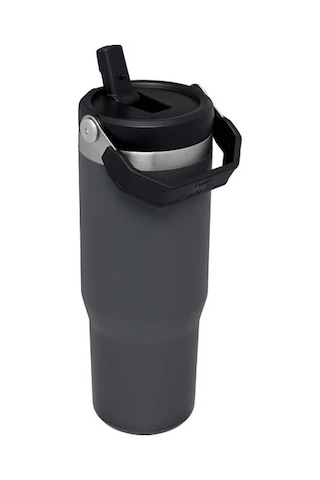 Stanley The Iceflow Flip Straw Pipetli Termos Bardak 0.89 L Füme