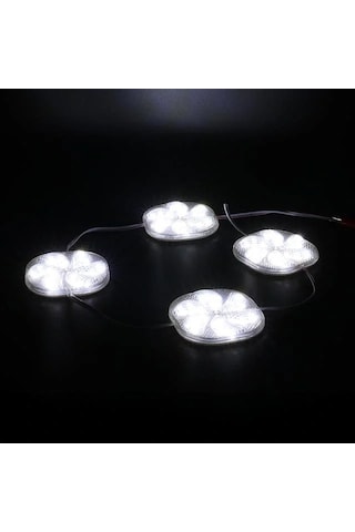Powermaster Pm-14704 12 Volt 3 Watt Soğuk Beyaz Sabit 6565-2835 Modül Led 65x65x12mm