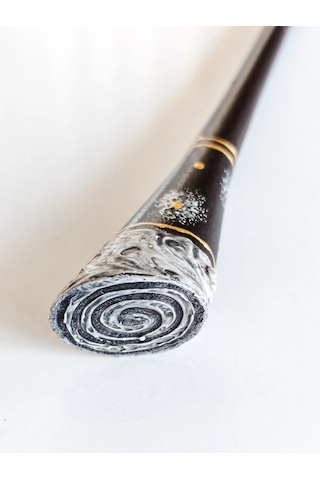 Spiral Dokulu Kokonat Saç Çubuğu Çok Renkli