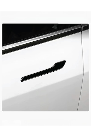 Tesla Model Y Legacy / Model 3 Dış Kapı Açma Kolu Parlak Siyah Kaplama