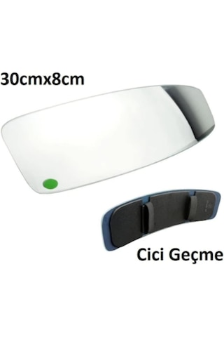 Geçme Iç Dikiz Ayna Bombeli Üniversal Geniş Açılı Geçmeli