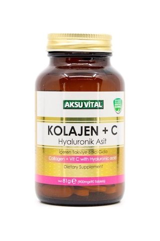 Aksu Vital Kolajen C Vitamini & Hyaluronik Asit 90 Tablet