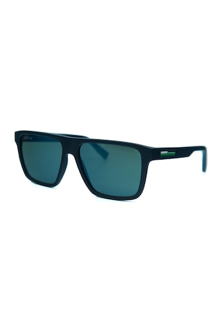Lacoste L6027s 002 57 Erkek Dikdörtgen Füme Kemik Güneş Gözlüğü