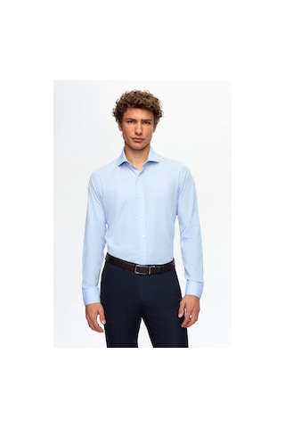D'S Damat Ds Damat Slim Fit Açık Mavi İtalyan Yaka Dar Kesim Klasik Kravatlık Uzun Kollu Kolay Ütülenebilir Nefes Alan Gömlek 2hf02ort5185 Açık Mavi