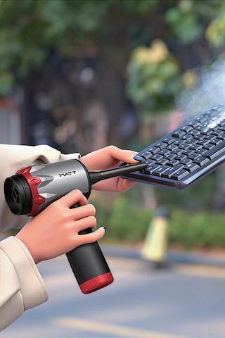 Tastech Matt Mcv22 Şarjlı Araç Süpürgesi Kırmızı 22.000pa Güçlü Vakumlu Mini El Süpürgesi Type-c Şarjlı 220w 0 - 250 Watt