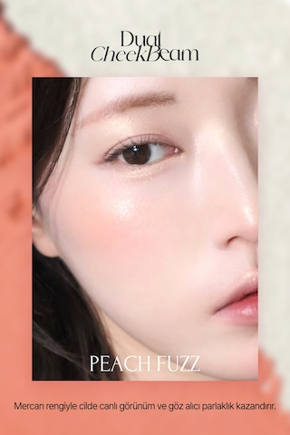 Allık Ve Aydınlatıcı Paleti + Fırça Seti Muzıgae Mansıon Dual Cheek Beam Set 02 Peach Fuzz 02 Peach Fuzz
