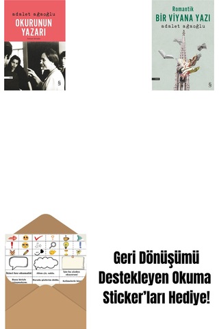 Okurunun Yazarı + Romantik Bir Viyana Yazı + Okuma Sticker'ları