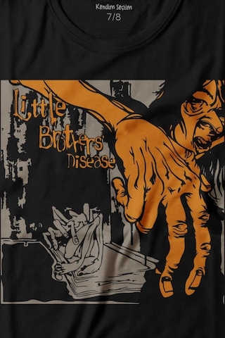Kendim Seçtim Little Brothers Baskılı Tişört Çocuk T-shirt 001