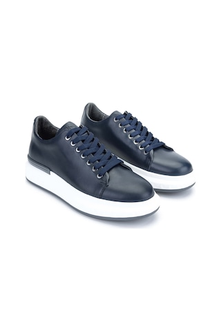 Tamer Tanca Erkek Hakiki Deri Lacivert Sneakers & Spor Ayakkabı 381 19669 Erk Ayk Y24 Lacıvert Lacivert