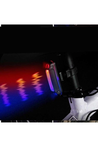 Briviga Usb Şarjlı Bisiklet Çakar Işığı Ebl-035Rb Siyah