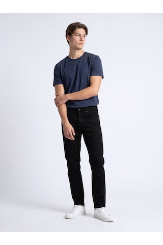 LTB Renar L Tapered Slim Orta Bel Siyah Jean Pantolon