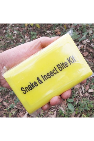 Leezsing Acil Durum Venom Çıkarıcı Seti - Dışarıda Yılan Arı Isırıkları İçin Vakumlu Tıkaç Abs Malzeme 12cm Pompa + Depolama Kutusu Sarı