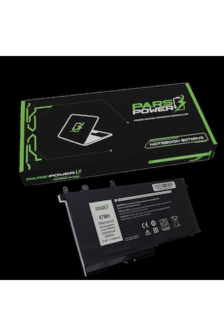 Dell Latitude 5280, P60f Batarya - Pil Pars Power