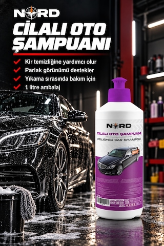 Nord Cilalı Oto Şampuanı 1 L