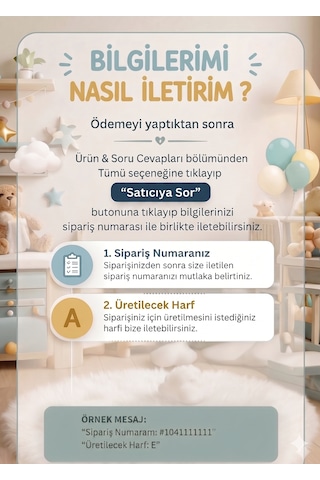 Kişiye Özel Yenidoğan Hastane Odası Sunumluk / 20 Cm Biyoplastik Çok Renkli
