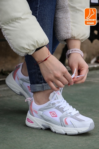 Vojo New 530 Memory Taban Hafif Unisex Sneaker Spor Ayakkabı 267800001375 66 Pudra