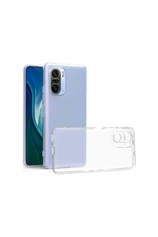 Adige Xiaomi Redmi K40 Kılıf Kamera Korumalı Süper Silikon