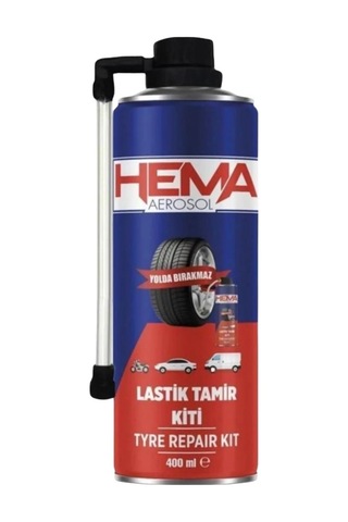 Lastik Tamir Kiti Sprey 400 Ml Acil Patlak Lastik Onarıcı Şişirici Köpük