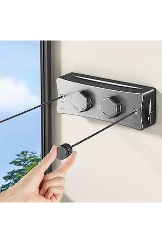 Mioji Mio CH5 Duo Portatif 40kg Dayanıklı Çek As Çamaşır Askılığı Siyah