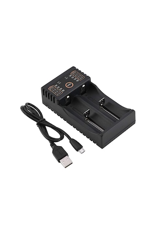 Powermaster 4.2 Volt 500 Mah 5v Usb 1000 Mah Pil Şarj Cihazı Li-on Pil Şarj Aleti 18650 Rcr123 18350 17500 14500