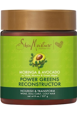 Shea Moisture Power Greens Moringa ve Avokado Yağlı Yeniden Yapılandırıcı Saç Kremi 237ML