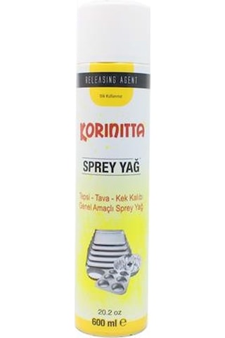 Korinitta Sprey Yağ 600 ML Korinitta Sprey Yağ 600 ML