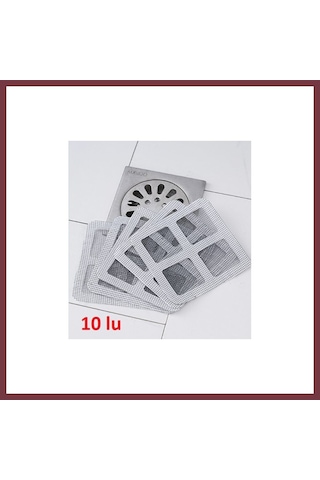 Storeşahin 10 Lu Banyo Gider Süzgeci, Sineklik Tamir Kiti Shn0720 Standart