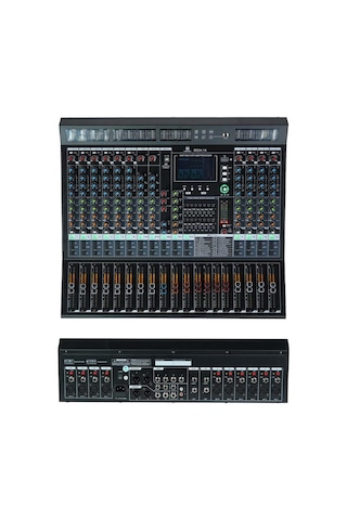 Maxword Rich-14 Ses Mikseri 14 Kanal 4 Aux G1 G2 Usb Kayıt Grup Efekt Deck Mixer