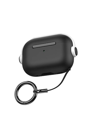 Newface Apple, Uyumlu AirPods Pro 2 2.nesil Cool Kılıf - Siyah-beyaz