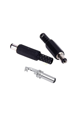 Wozlo 5.5 x 2.1 MM CCTV Kamera Erkek Fiş Jack Konnektör 10lu