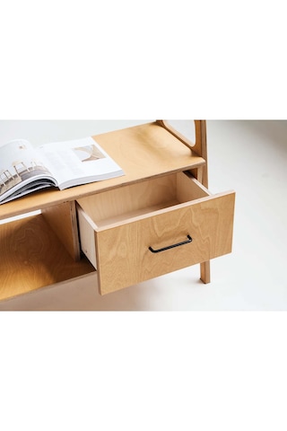 Woodesk Madera, Ahşap, Dolap Ve Konsol, 170x65, Natural Renk