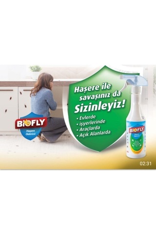 Biofly Haşere Öldürücü Sprey 2 x 500 ML