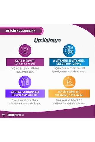 Umkaimun 15 Efervesan Tablet - 1+1 İkincisi Hediye
