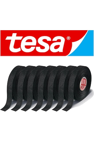 Tesa Bez Bant Tüylü 19Mm x 15 Metre Siyah - 8 Adet