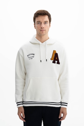 AR-MA Arma Erkek Relax Fit 3 İplik Kapşonlu Kanguru Cepli Sweatshirt 001