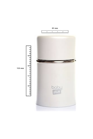 Baby Plus Paslanmaz Çelik Beyaz Bebek Mama Saklama Termosu 260 Ml Byp-sh4040w BYP-SH4040W Beyaz