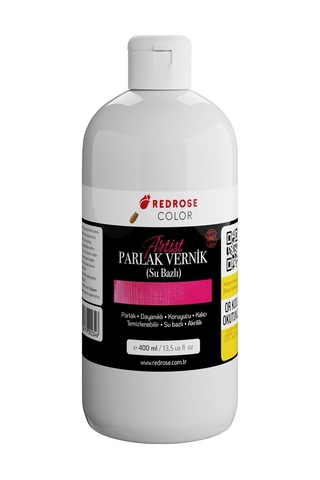 Akrilik Su Bazlı Parlak Vernik 400ml 0.25 KG