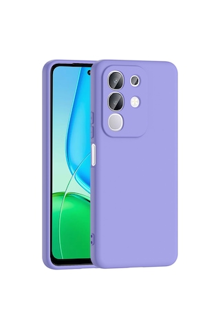 Kilifone - Vivo Y29 4g Uyumlu Kılıf Esnek Koruyucu Mara Lansman Kapak - Lila - T37824