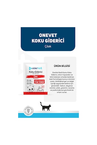 Onevet Kedi Kumu Koku Giderici Çilekli 15 Adet 25 Gr