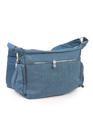 Krinkıl / Klinkır Su Geçirmez Kumaş Çok Gözlü Çapraz Kol Ve Omuz Postacı Çantası 116g Mavi