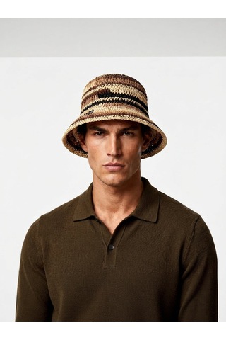 Brandsmiths Nomad Stripe Dark Hat Sarı