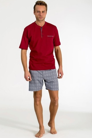 Pierre Cardin 5540 Damat Çeyiz Şortlu Bordo Pijama & Robdöşambır 5'li Set 001