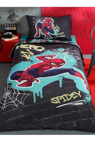 Özdilek Lisanslı Tek Kişilik Çocuk Nevresim Takımı-spiderman Gri Gri