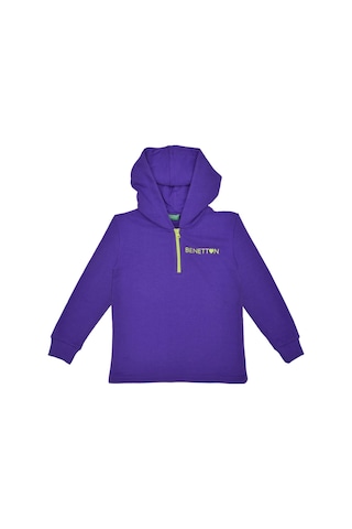 Kız Çocuk Sweatshirt - Mor Mor