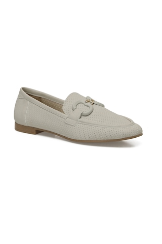 Polaris 325010.z 5fx Krem Kadın Loafer 000000000101950426 Bej