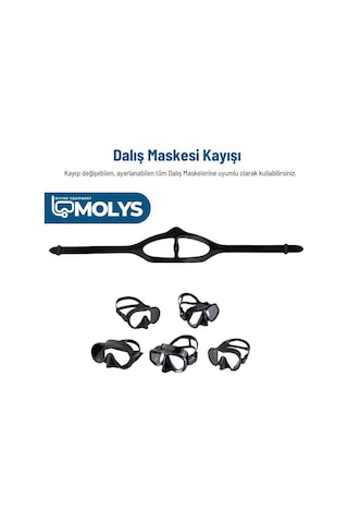 Dalış Maskesi Kayışı Açık Bej