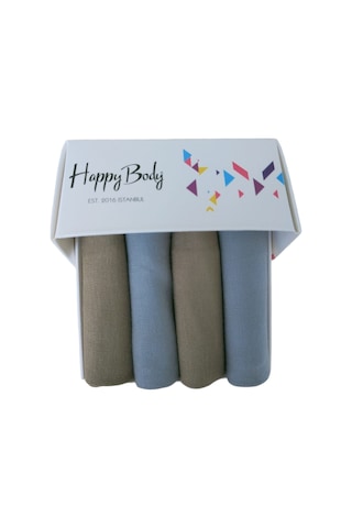 Happy Body Çorap Art.gb-100 Bambu 4'lü İnce Kumaş Erkek Soket Özel Kutulu Dikişsiz Confort Lastik Çok Renkli